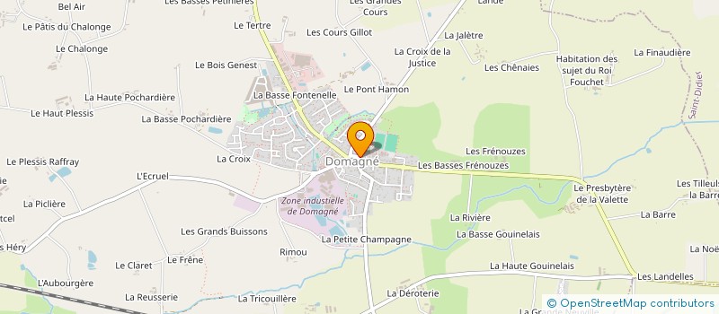 localisation de l'entreprise MADAME VANESSA LEBRET  DOMAGNE