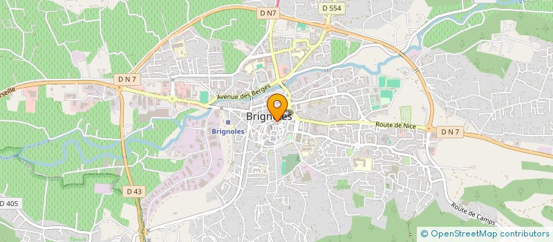 localisation de l'entreprise MADAME VANESSA LEBRUN  BRIGNOLES