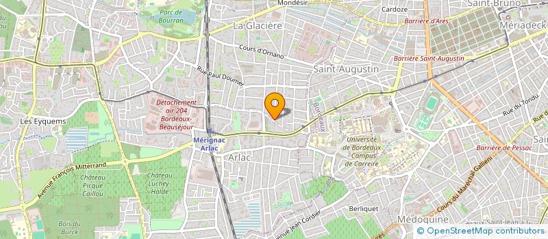 localisation de l'entreprise MADAME VANESSA LECLERC  MERIGNAC