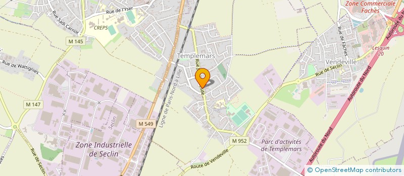 localisation de l'entreprise MADAME VANESSA LECLERT  TEMPLEMARS