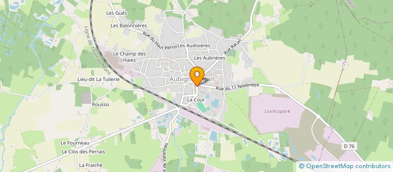 localisation de l'entreprise MADAME VANESSA LECLOU  THOREE-LES-PINS