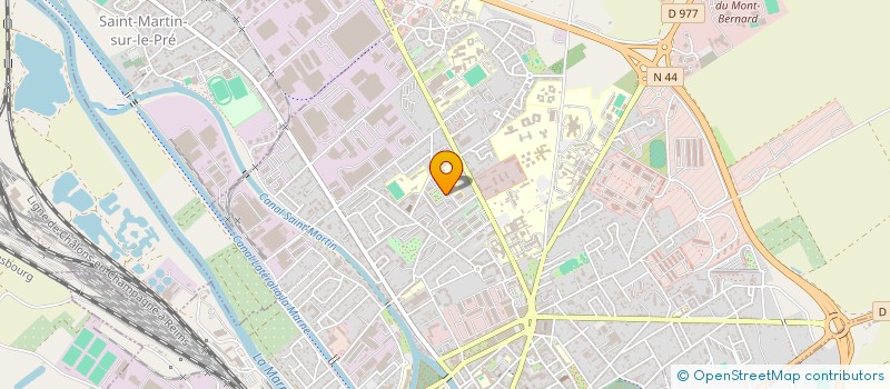 localisation de l'entreprise MADAME VANESSA LECOMTE  CHALONS-EN-CHAMPAGNE