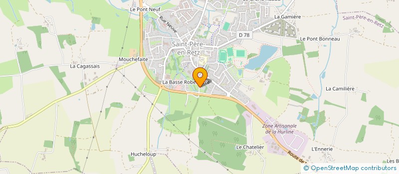 localisation de l'entreprise MADAME VANESSA LEDUC  SAINT-PERE-EN-RETZ