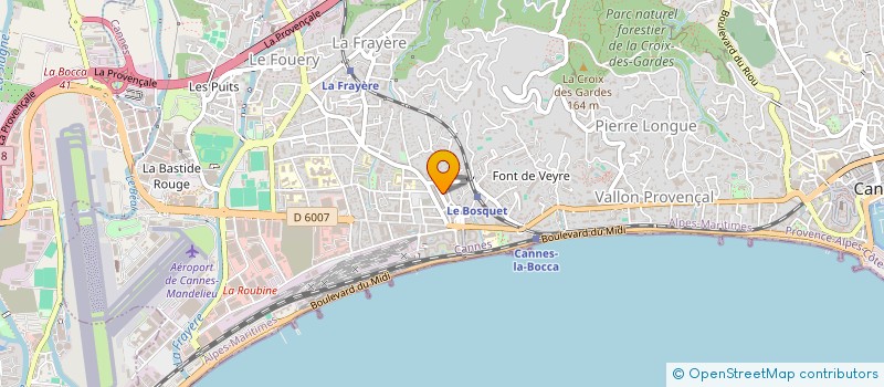 localisation de l'entreprise MADAME VANESSA LEFEBVRE  PEGOMAS