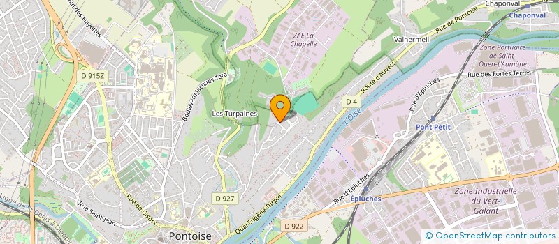 localisation de l'entreprise MADAME VANESSA LEFEVRE  PONTOISE