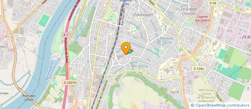 localisation de l'entreprise MADAME VANESSA LEMAIRE  VALENCE