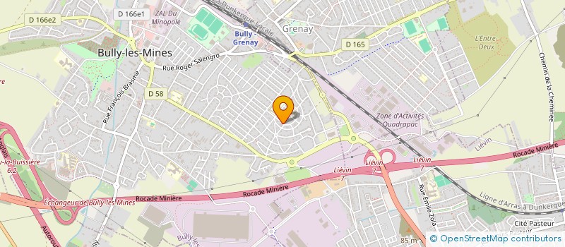 localisation de l'entreprise MADAME VANESSA LENGLET  BULLY-LES-MINES