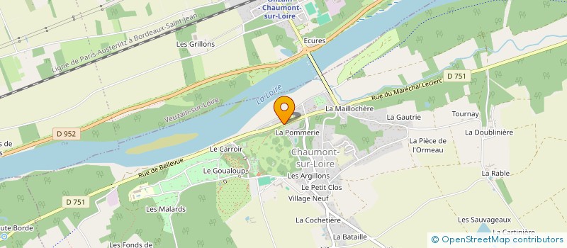 localisation de l'entreprise MADAME VANESSA LENOIR  CHAUMONT-SUR-LOIRE