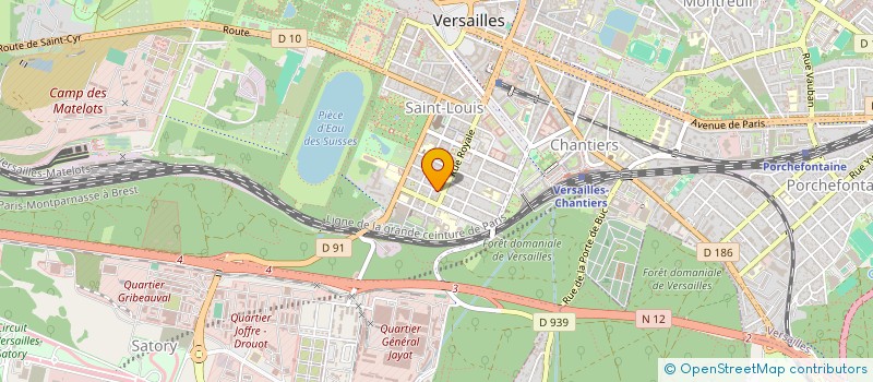 localisation de l'entreprise MADAME VANESSA LERIDON  VERSAILLES