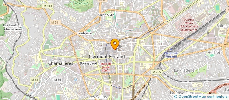 localisation de l'entreprise MADAME VANESSA LEROY  CLERMONT-FERRAND