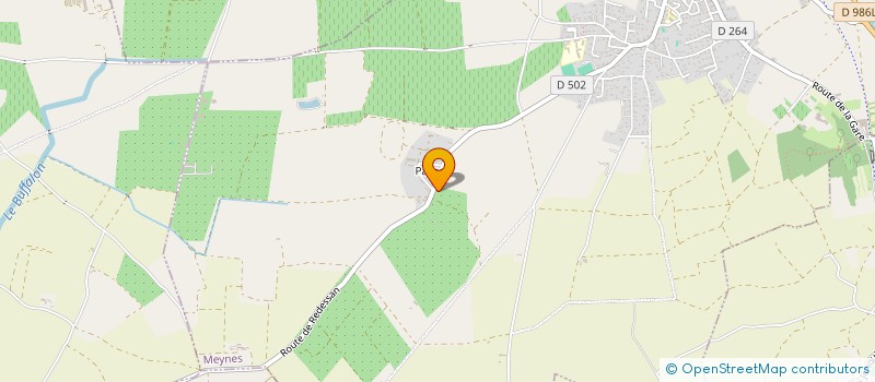 localisation de l'entreprise MADAME VANESSA LESCURE  MEYNES