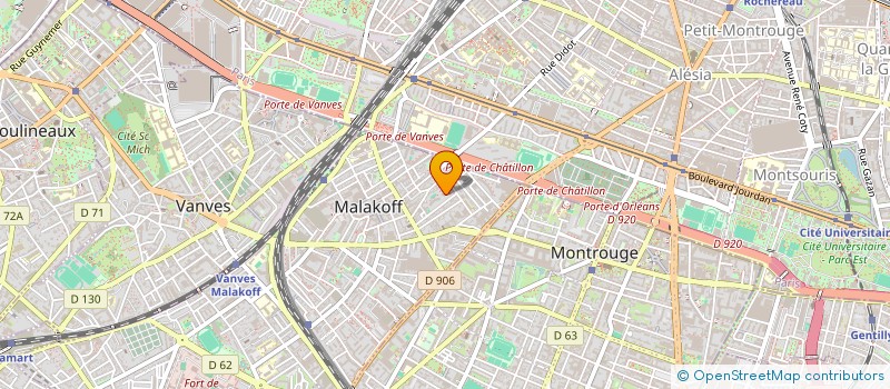 localisation de l'entreprise MADAME VANESSA LESIEUR à MALAKOFF