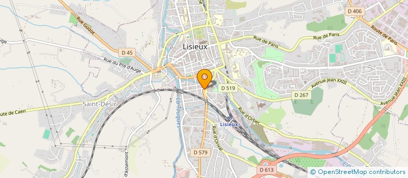 localisation de l'entreprise MADAME VANESSA LETEURTOIS à LISIEUX