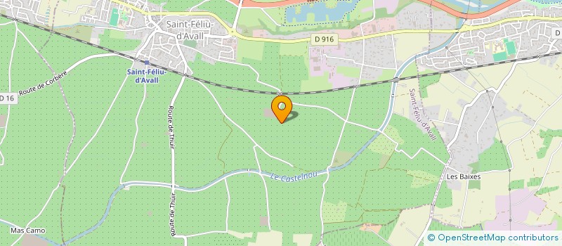 localisation de l'entreprise MADAME VANESSA LEYGUES  SAINT FELIU D'AVALL