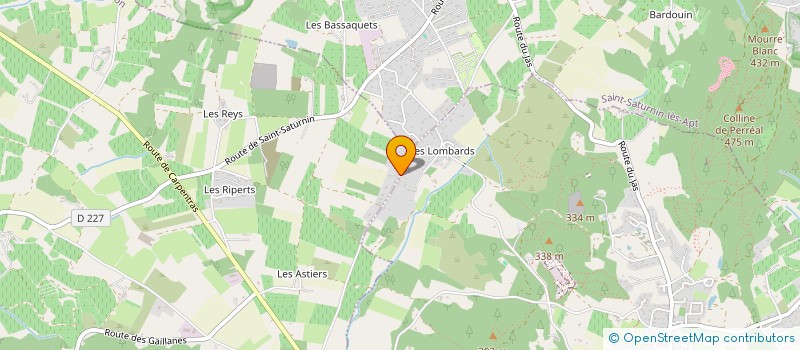 localisation de l'entreprise MADAME VANESSA LIEUTAUD  ROUSSILLON