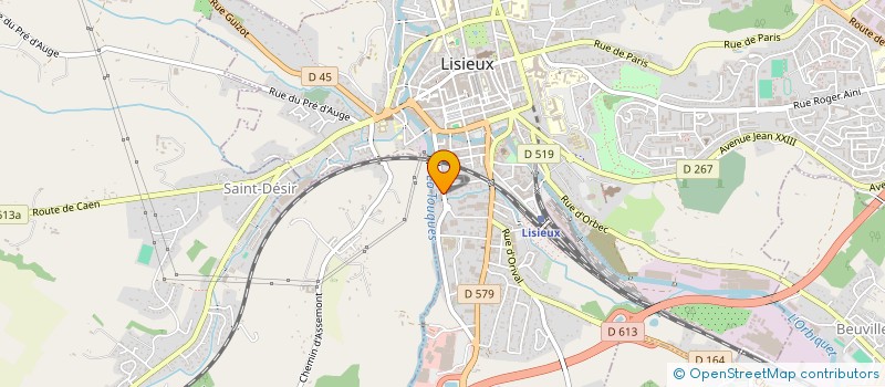 localisation de l'entreprise MADAME VANESSA LINANT à LISIEUX