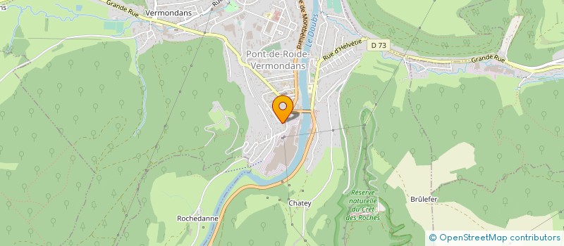 localisation de l'entreprise MADAME VANESSA LINERO  PONT-DE-ROIDE-VERMONDANS