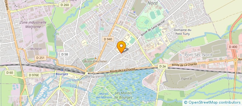 localisation de l'entreprise MADAME VANESSA LOURENCO  BOURGES