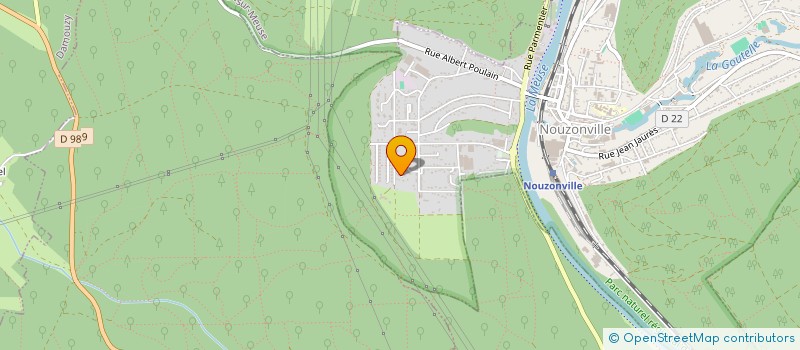 localisation de l'entreprise MADAME VANESSA MABILLON  NOUZONVILLE