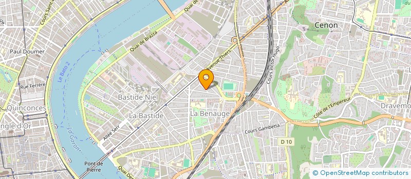 localisation de l'entreprise MADAME VANESSA MAGNAT  BORDEAUX