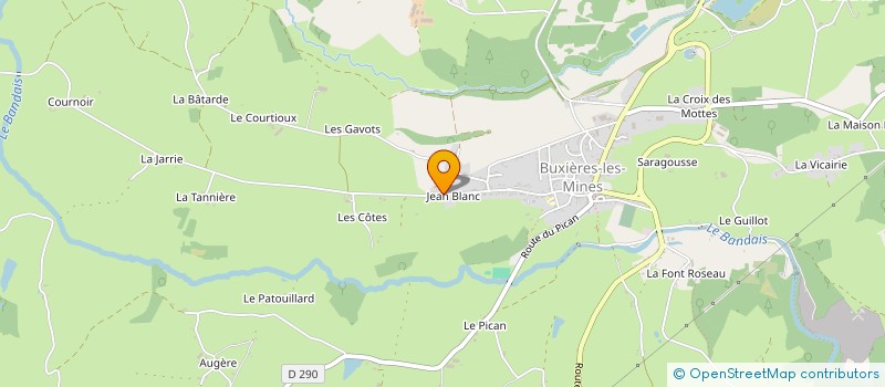 localisation de l'entreprise MADAME VANESSA MAHUT  BUXIERES-LES-MINES