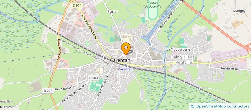localisation de l'entreprise MADAME VANESSA MALTEZ à CARENTAN-LES-MARAIS