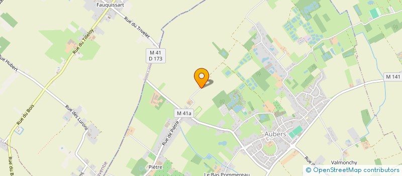 localisation de l'entreprise MADAME VANESSA MANENT à AUBERS