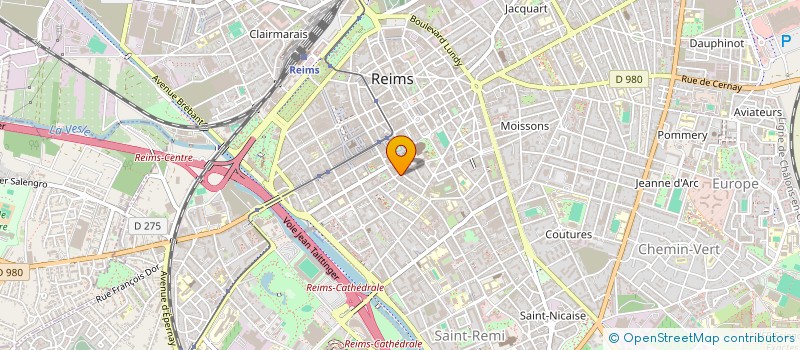 localisation de l'entreprise MADAME VANESSA MANICHON à REIMS