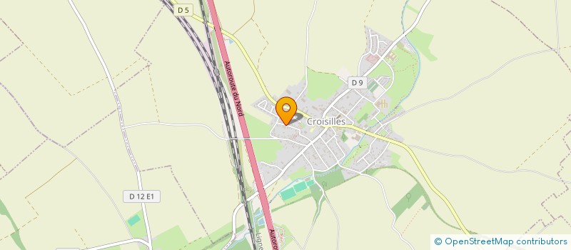 localisation de l'entreprise MADAME VANESSA MANSOURI  CROISILLES