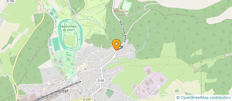 localisation de l'entreprise MADAME VANESSA MARCHAL  VITTEL
