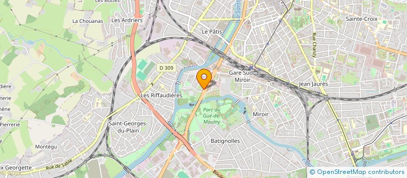 localisation de l'entreprise MADAME VANESSA MARCHAND  LE MANS