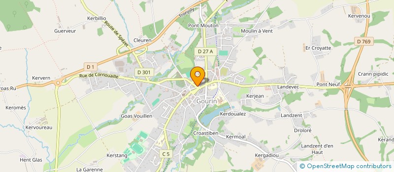 localisation de l'entreprise MADAME VANESSA MARIE  GOURIN