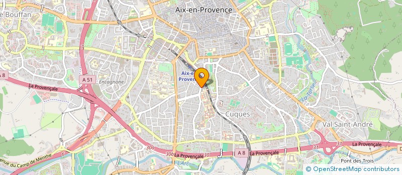 localisation de l'entreprise MADAME VANESSA MAROIS à AIX-EN-PROVENCE