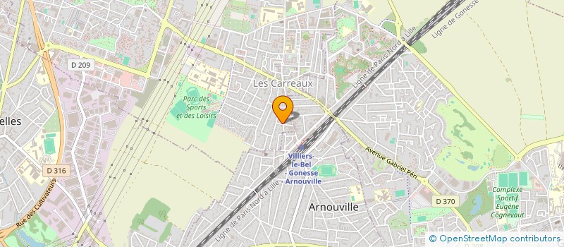 localisation de l'entreprise MADAME VANESSA MARSAOUI  VILLIERS-LE-BEL