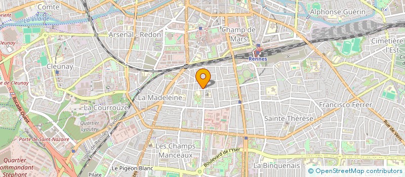 localisation de l'entreprise MADAME VANESSA MARTIN à RENNES