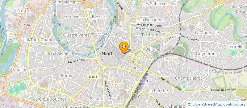 localisation de l'entreprise MADAME VANESSA MARTIN  NIORT