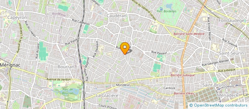 localisation de l'entreprise MADAME VANESSA MARTIN  BORDEAUX