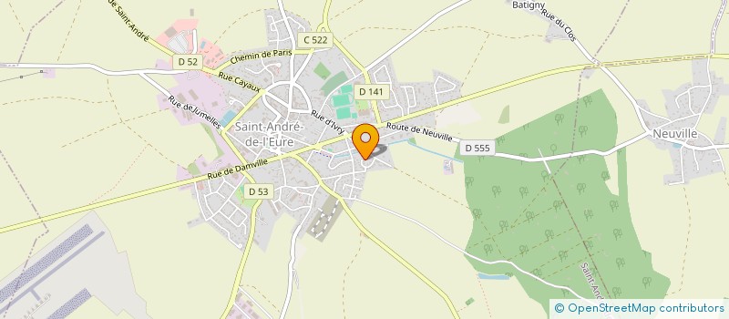 localisation de l'entreprise MADAME VANESSA MARTINEAU  SAINT-ANDRE-DE-L'EURE