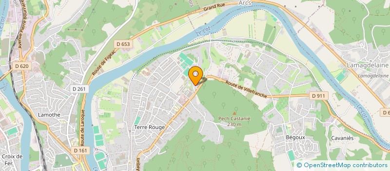 localisation de l'entreprise MADAME VANESSA MARTINEZ  CAHORS