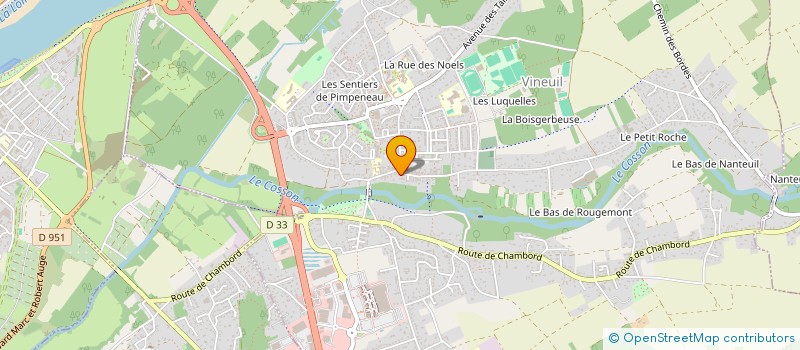 localisation de l'entreprise MADAME VANESSA MASCETTI à VINEUIL