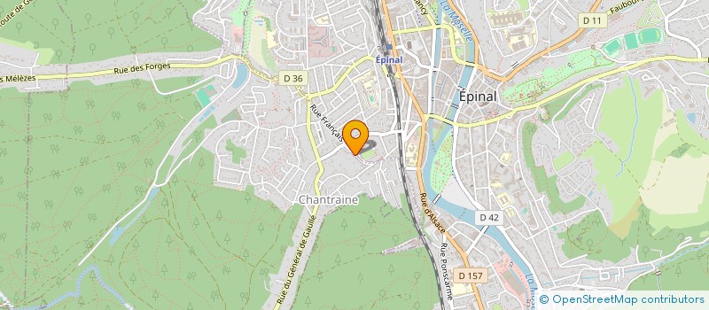 localisation de l'entreprise MADAME VANESSA MASSON  CHANTRAINE