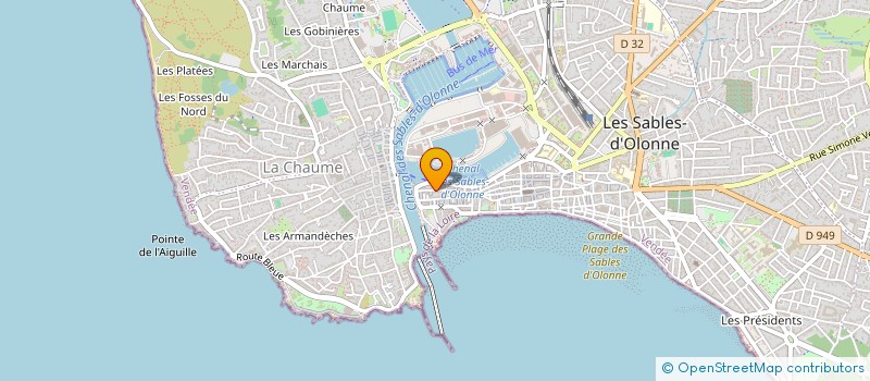 localisation de l'entreprise MADAME VANESSA MATERA à LES SABLES D'OLONNE