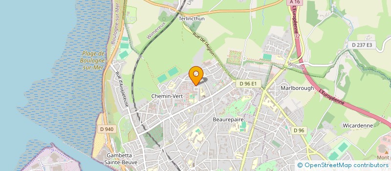 localisation de l'entreprise MADAME VANESSA MATHELOT  BOULOGNE-SUR-MER