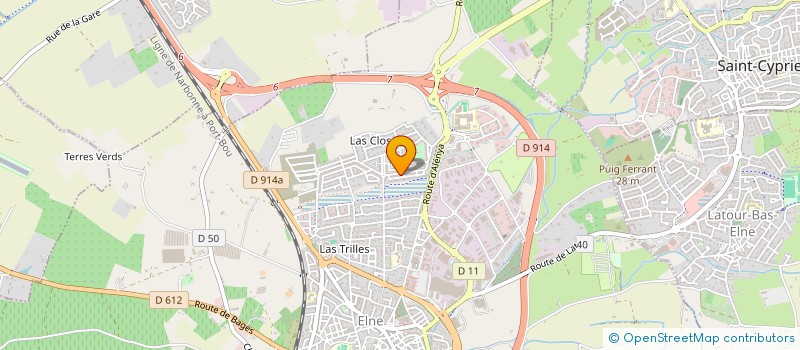 localisation de l'entreprise MADAME VANESSA MATILLAS  ELNE