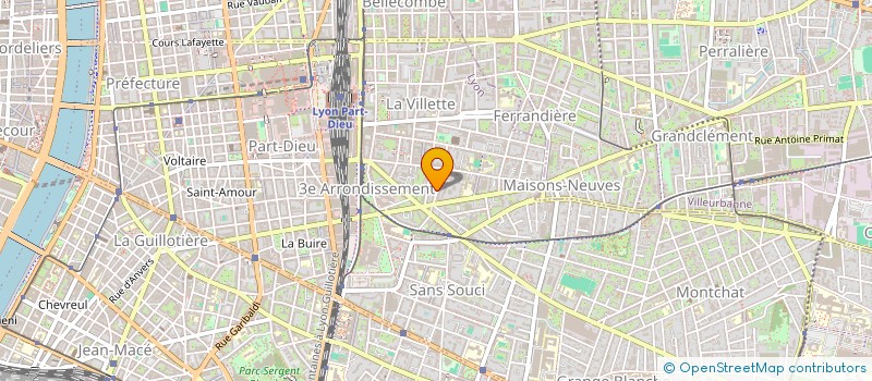 localisation de l'entreprise MADAME VANESSA MAZARD  LYON