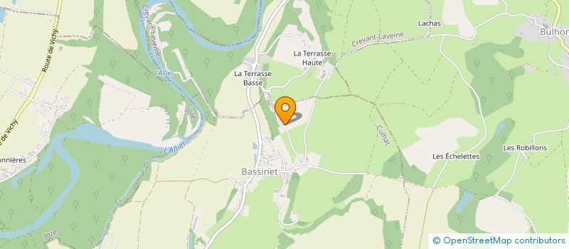 localisation de l'entreprise MADAME VANESSA MAZUEL  CULHAT