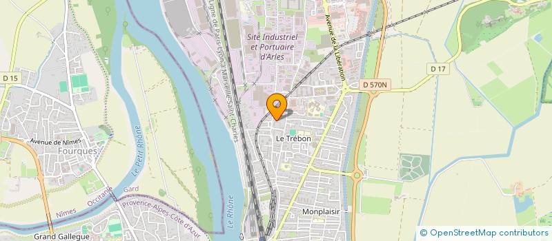 localisation de l'entreprise MADAME VANESSA MENNEGUIN  ARLES