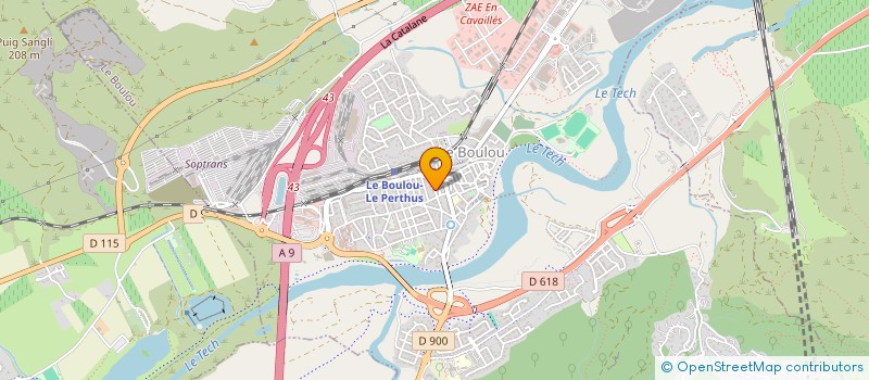 localisation de l'entreprise MADAME VANESSA MERLY  LE BOULOU