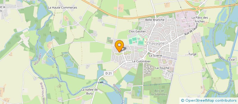 localisation de l'entreprise MADAME VANESSA MICHELE LEMONNIER  CHAVAGNE