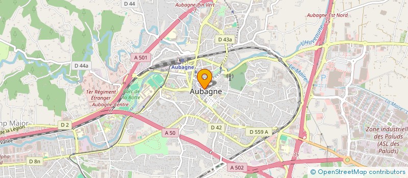 localisation de l'entreprise MADAME VANESSA MILLARD à AUBAGNE